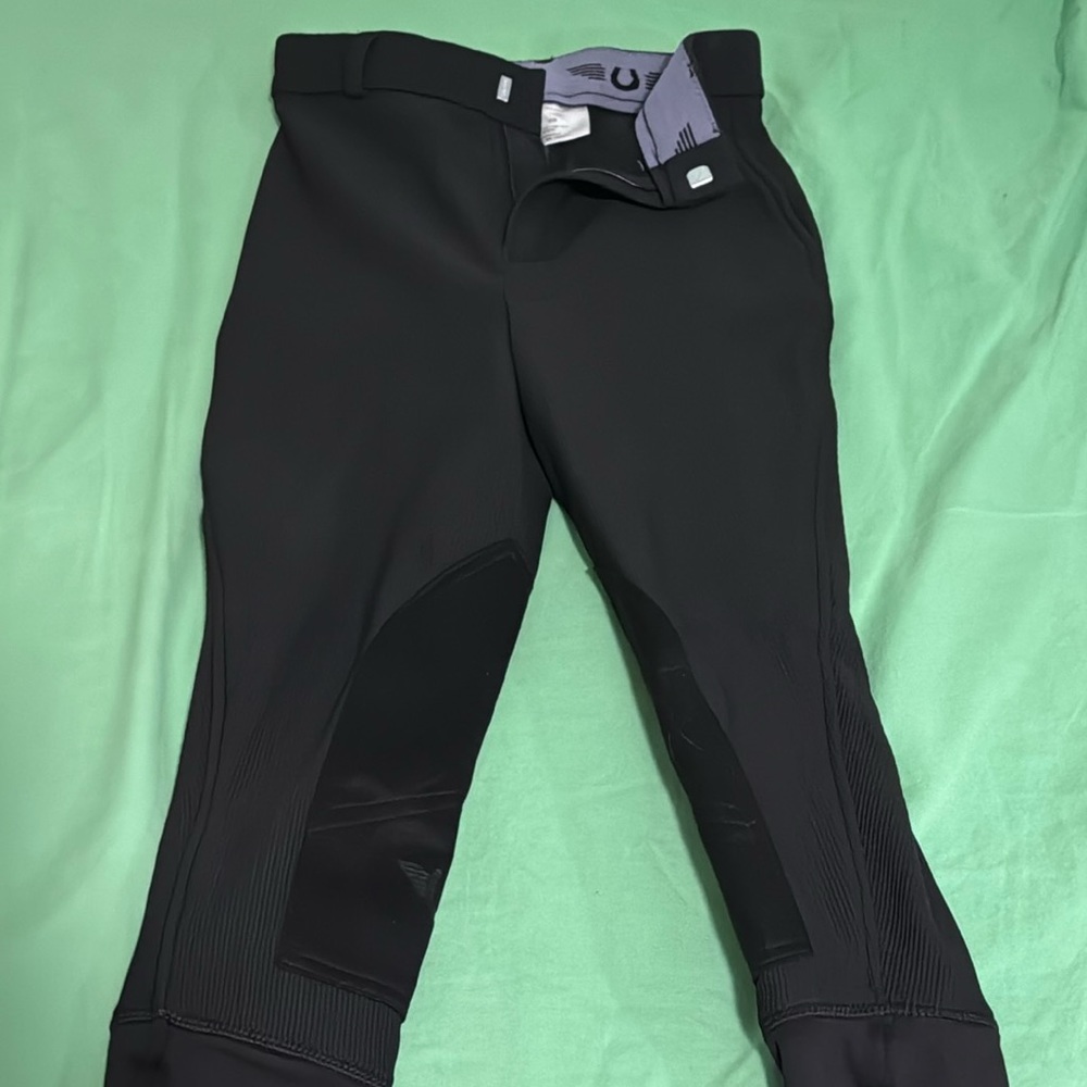 TuffRider Kid's Ribb Knee Patch Breeches